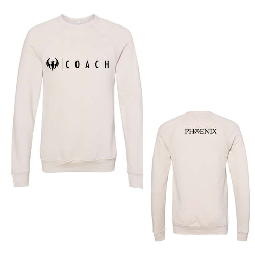 Phoenix Coach Adult Bella + Canvas Sponge Fleece Raglan Crewneck Sweatshirt