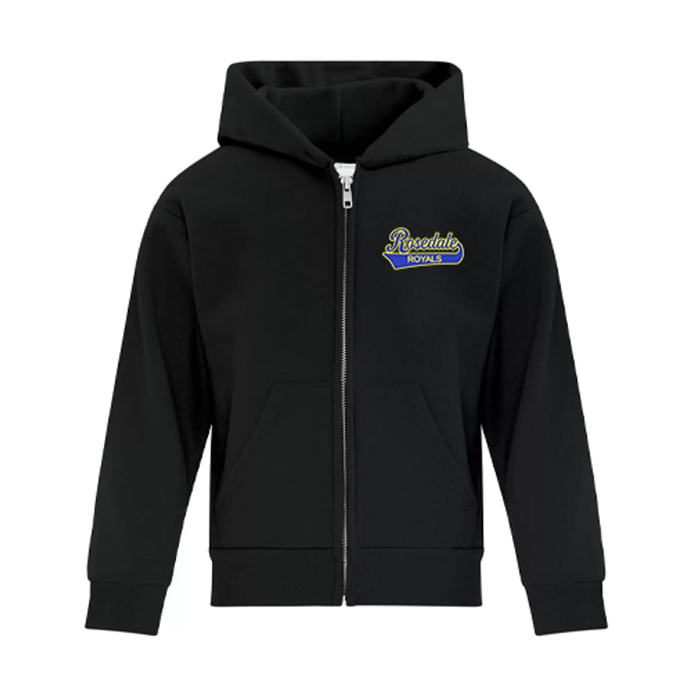 Rosedale Youth Everyday Fleece Full Zip Hooded Sweatshirt