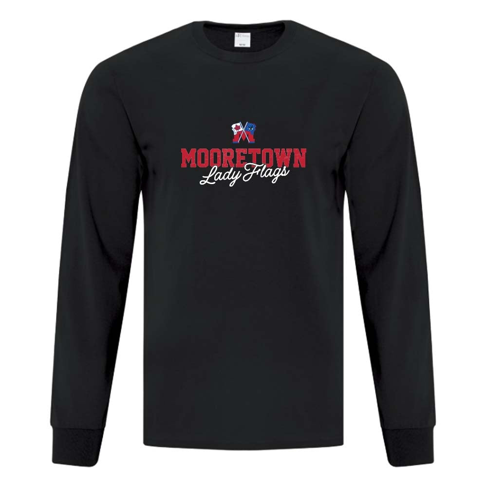 Mooretown Lady Flags Youth Cotton Long Sleeve
