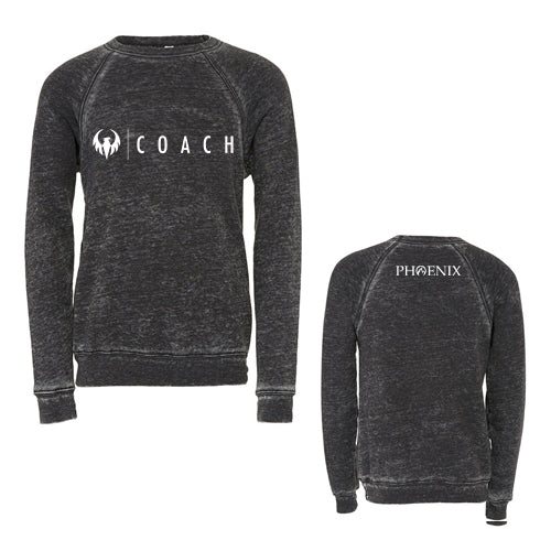 Phoenix Coach Adult Bella + Canvas Sponge Fleece Raglan Crewneck Sweatshirt