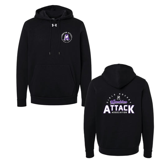 Lambton Attack Adult Under Armour Team Icon Fleece Hooded Sweatshirt