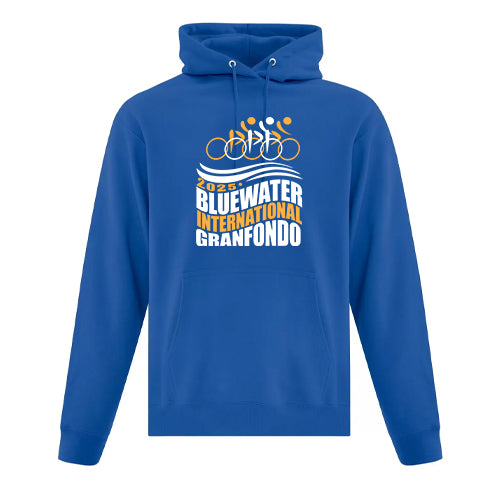 Bluewater Cycling Granfondo Adult Everyday Fleece Hooded Sweatshirt