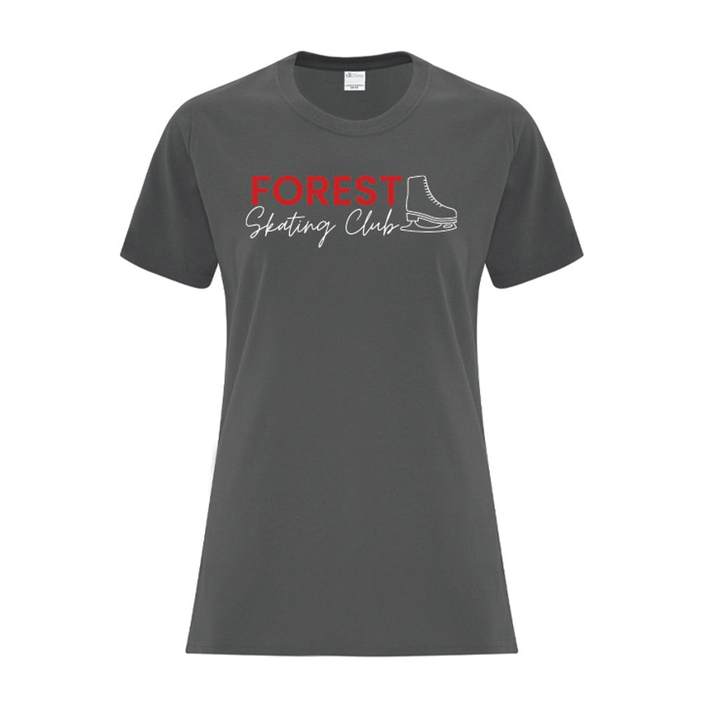 Forest Skating Club Ladies' Everyday Cotton T-Shirt