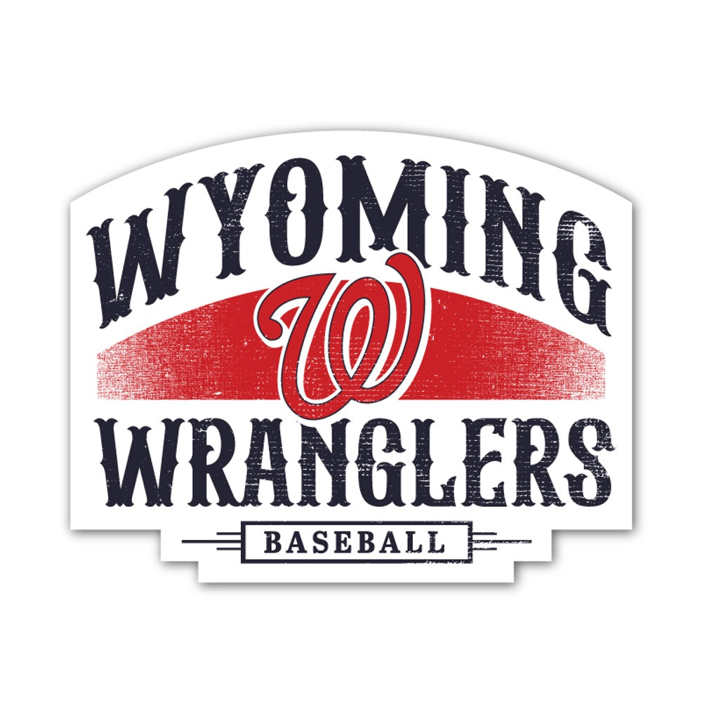 Wyoming Wranglers 5" Vinyl Sticker