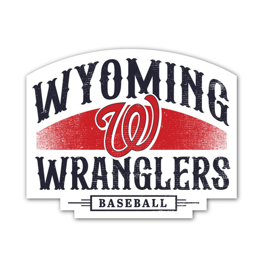 Wyoming Wranglers 5" Vinyl Sticker
