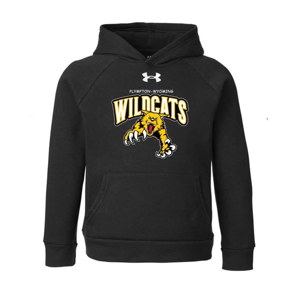 Plympton-Wyoming Youth Under Armour Rival Fleece Hooded Sweatshirt