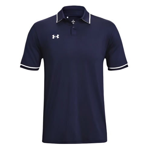 UNDER ARMOUR MENS TIPPED TEAMS PERFORMANCE POLO