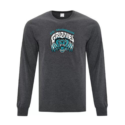 PE McGibbon Staff Adult Everyday Cotton Long Sleeve T-Shirt
