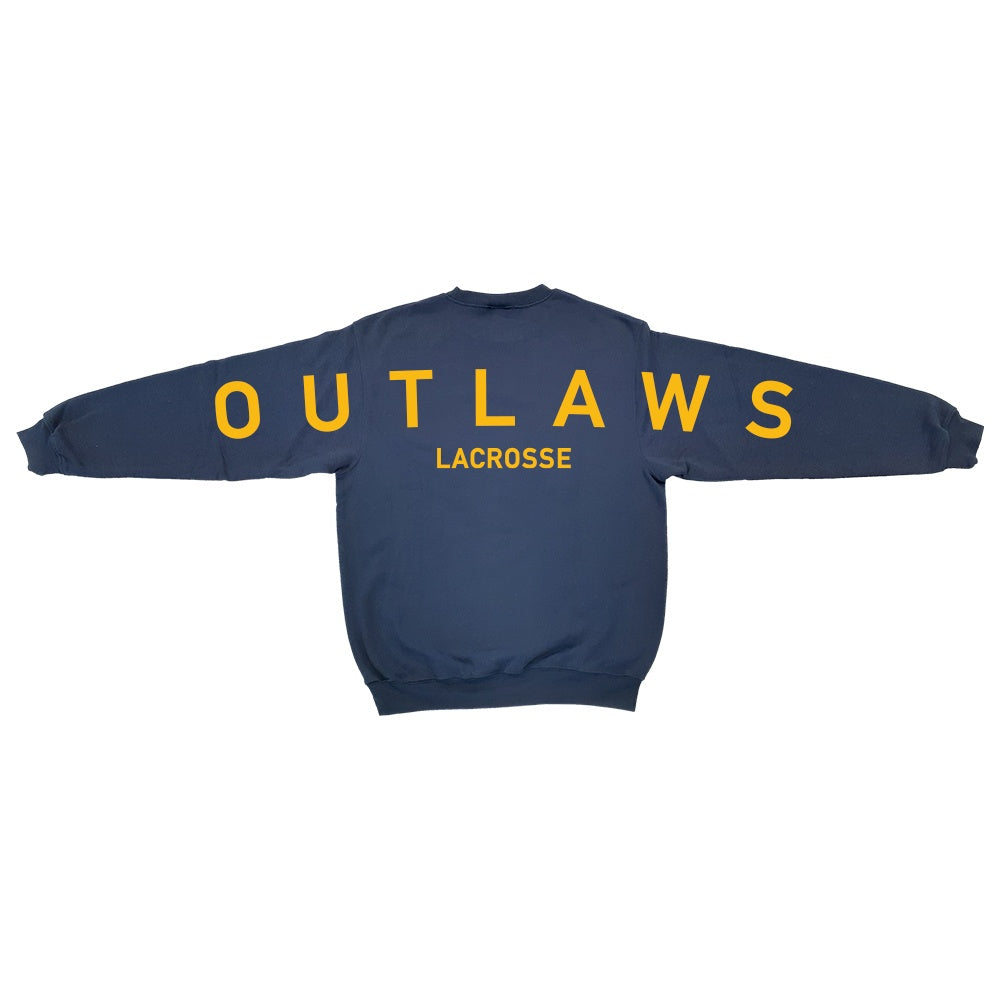 North Perth Outlaws Lacrosse Adult Fleece Crewneck Sweatshirt
