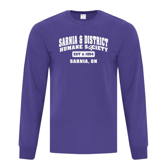 Sarnia Humane Society Adult Everyday Cotton Long Sleeve T-Shirt