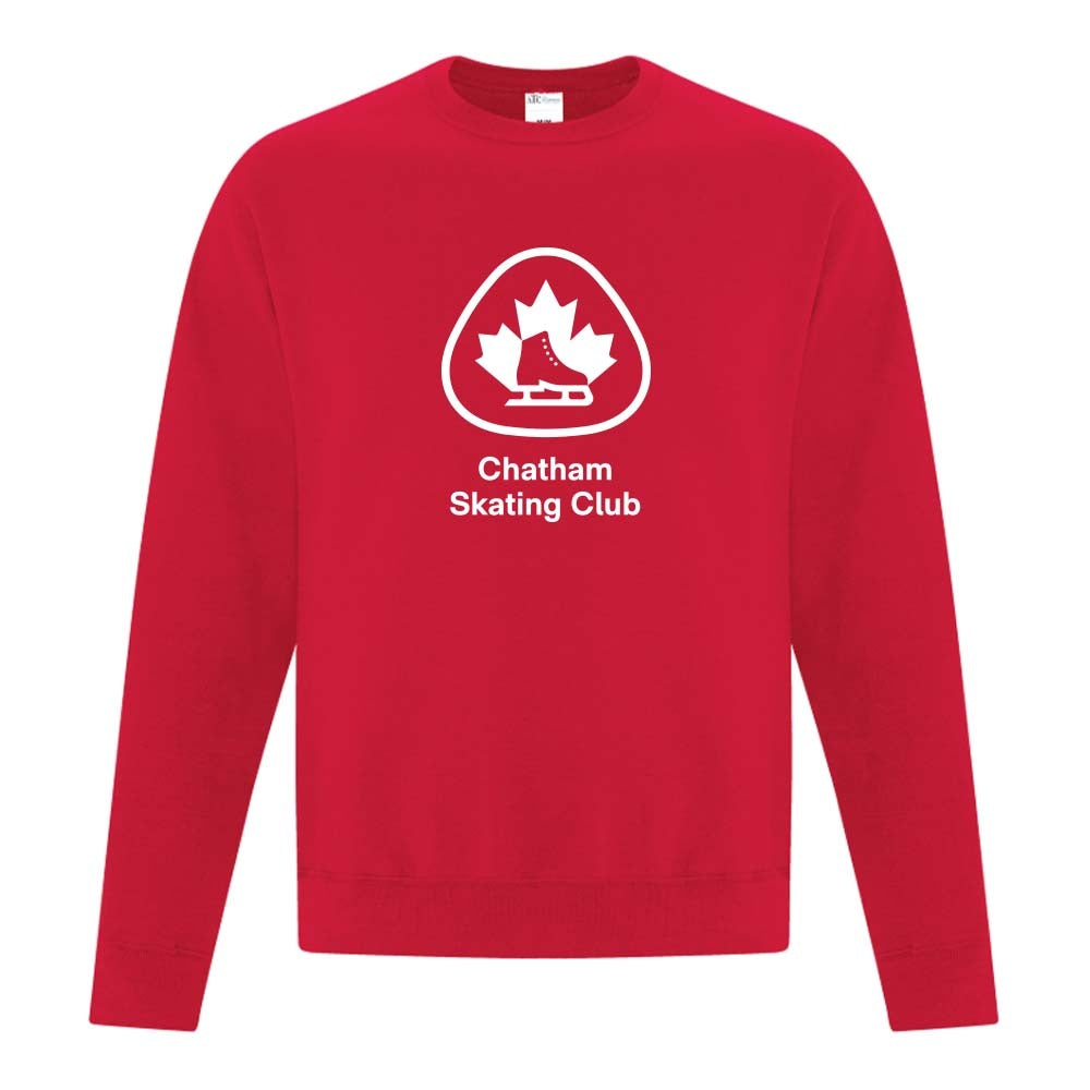 Chatham Skating Club Adult Fleece Crewneck Sweatshirt