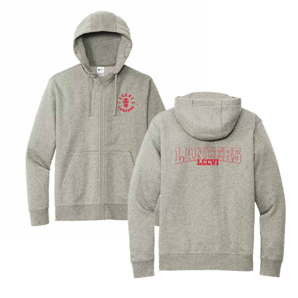 LCCVI Adult Nike Fleece Swoosh Full Zip Hoodie
