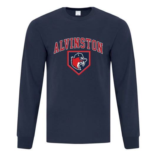 Alvinston Riverhawks Adult Everyday Cotton Long Sleeve T-Shirt