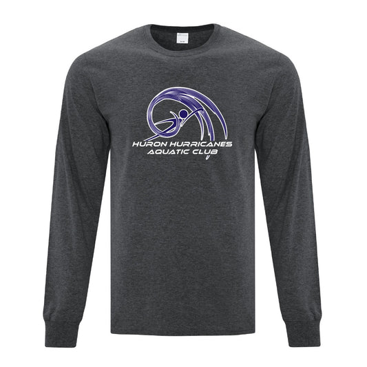 Huron Hurricanes Adult Everyday Cotton Long Sleeve T-Shirt