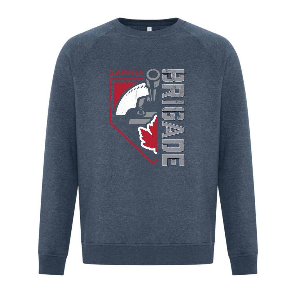 Sarnia Brigade Adult ESActive Vintage Crewneck Sweatshirt