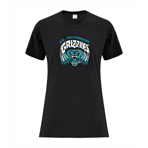 PE McGibbon Staff Ladies' Everyday Cotton T-Shirt