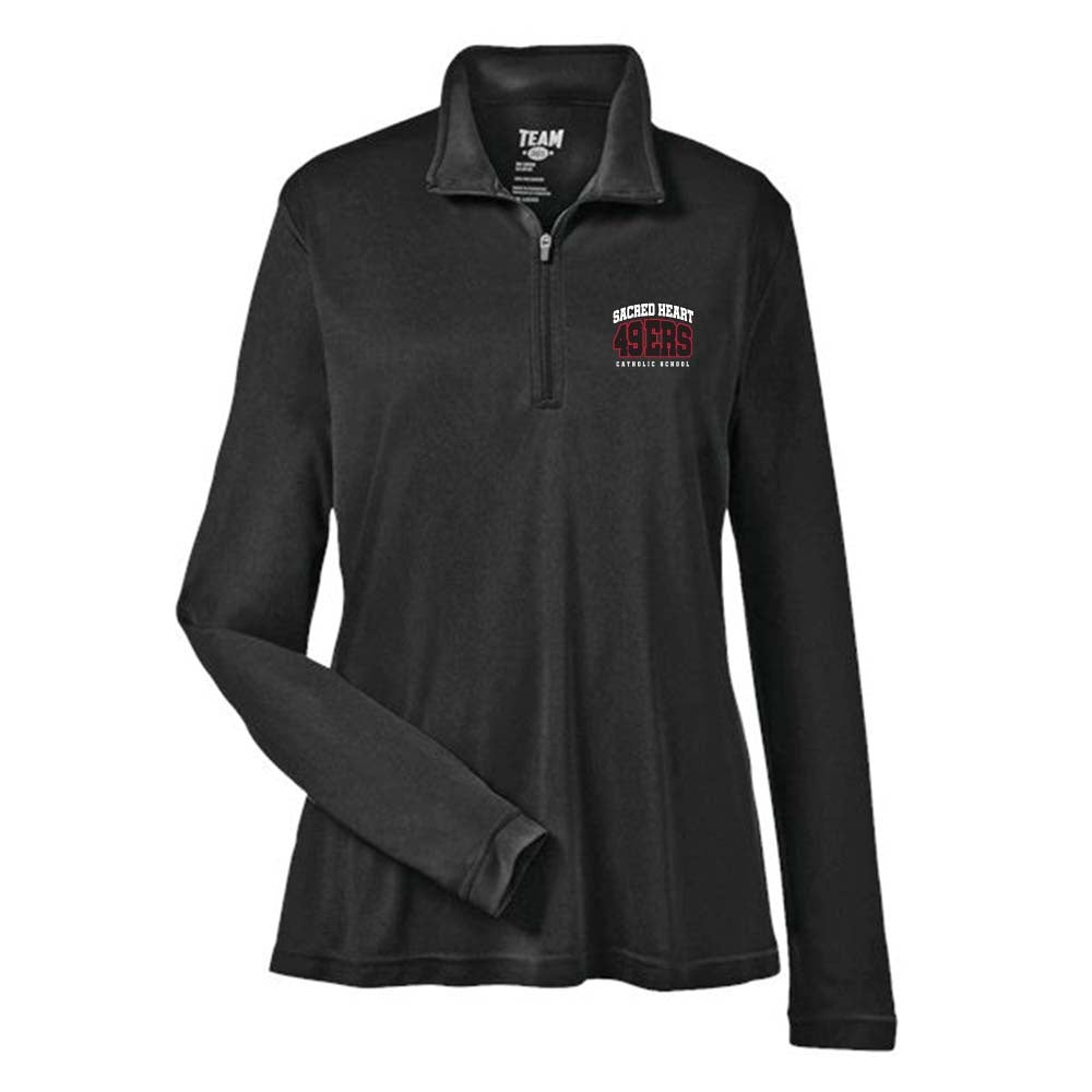 Sacred Heart Ladies' Zone Performance Quarter-Zip Pullover