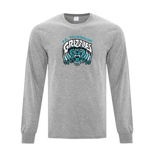 PE McGibbon Staff Adult Everyday Cotton Long Sleeve T-Shirt