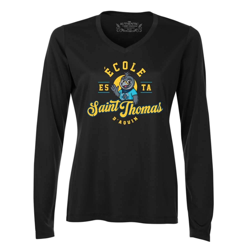 St Thomas D'Aquin Ladies' Pro Team Long Sleeve V-Neck