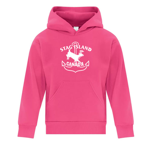 Stag Island Youth Fleece Hooded Sweatshirt