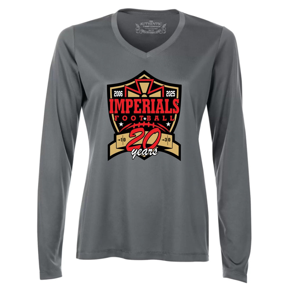 Sarnia Imperials Ladies' Pro Team Long Sleeve V-Neck T-Shirt