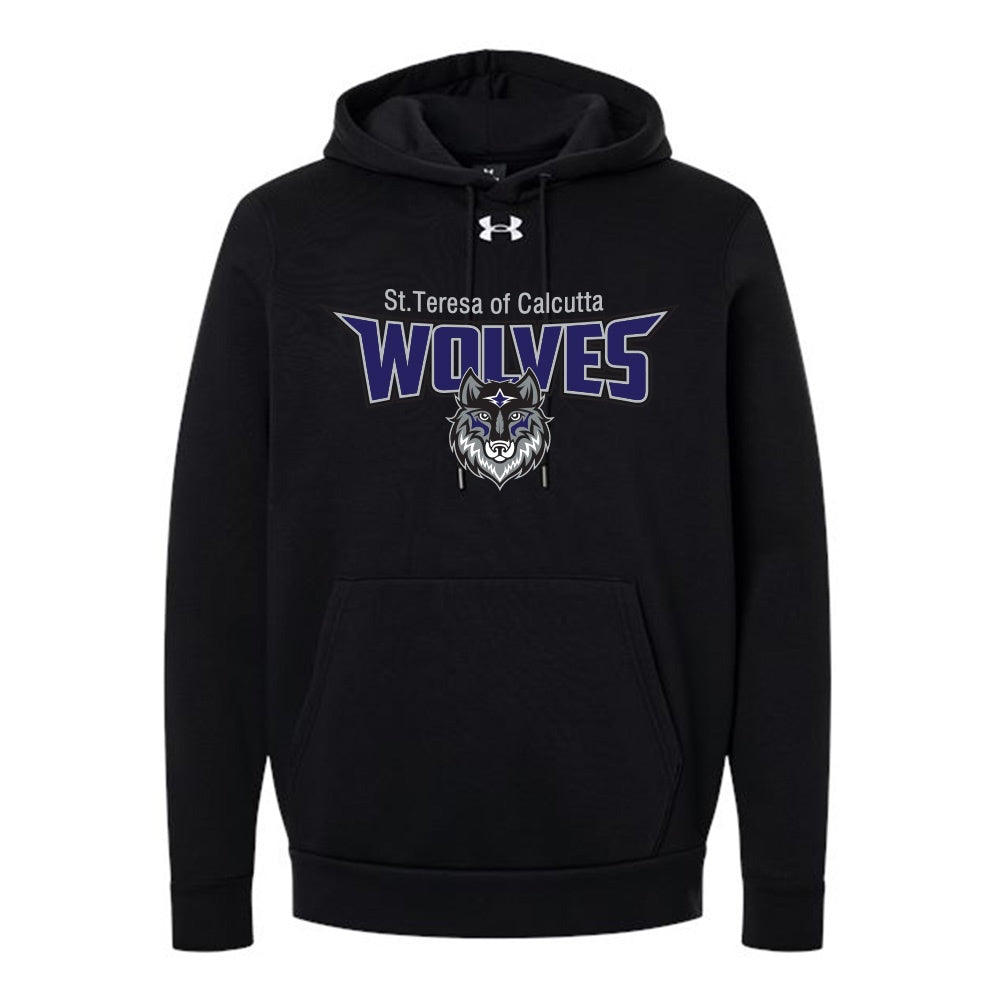 St. Teresa of Calcutta Adult Under Armour Team Icon Fleece Hooded Sweatshirt