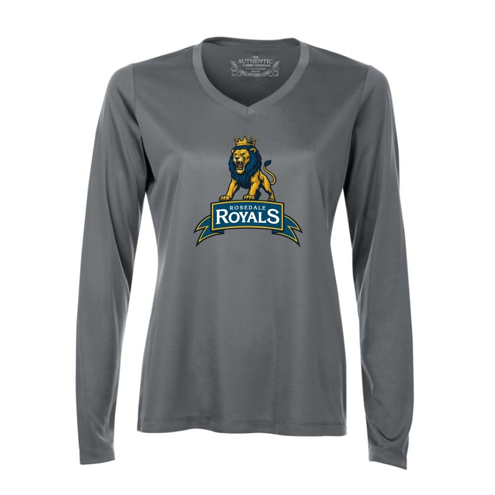 Rosedale Ladies' Pro Team Long Sleeve V-Neck