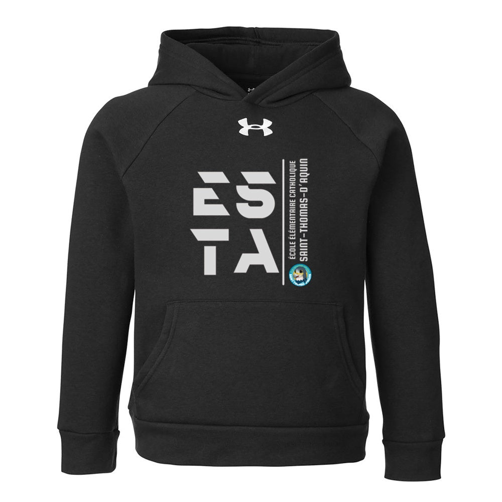 St Thomas D'Aquin Youth Under Armour Rival Fleece Hooded Sweatshirt