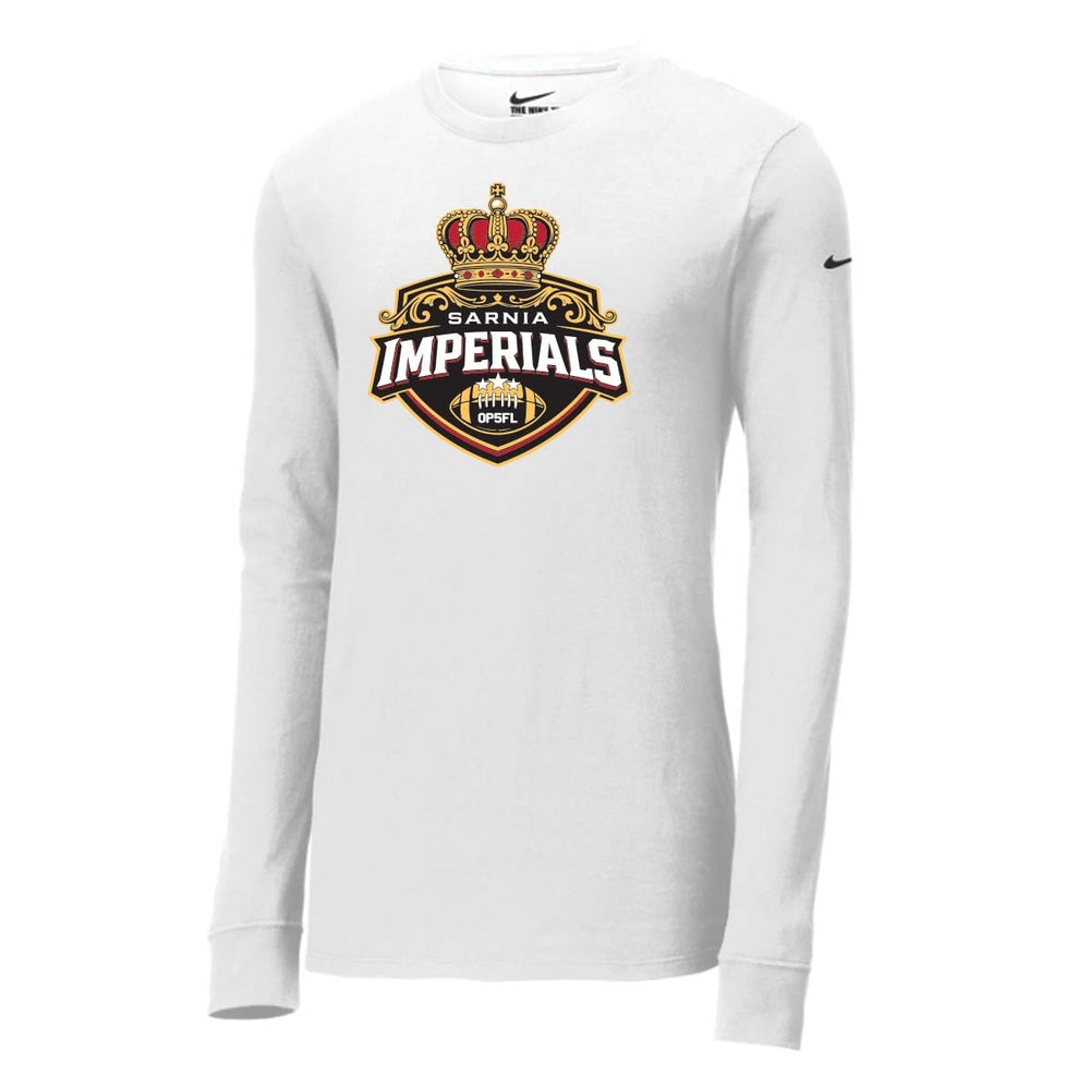 Sarnia Imperials Adult Nike Dri-FIT Cotton/Poly Long Sleeve