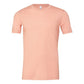 UNISEX BELLA + CANVAS HEATHER CVC T-SHIRT