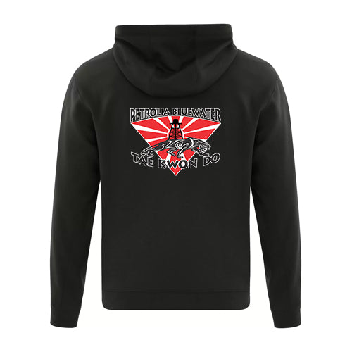 Petrolia Bluewater Tae Kwon Do Adult Game Day Fleece Full Zip Hooded Sweatshirt