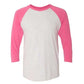 UNISEX NEXT LEVEL TRIBLEND 3/4 SLEEVE RAGLAN