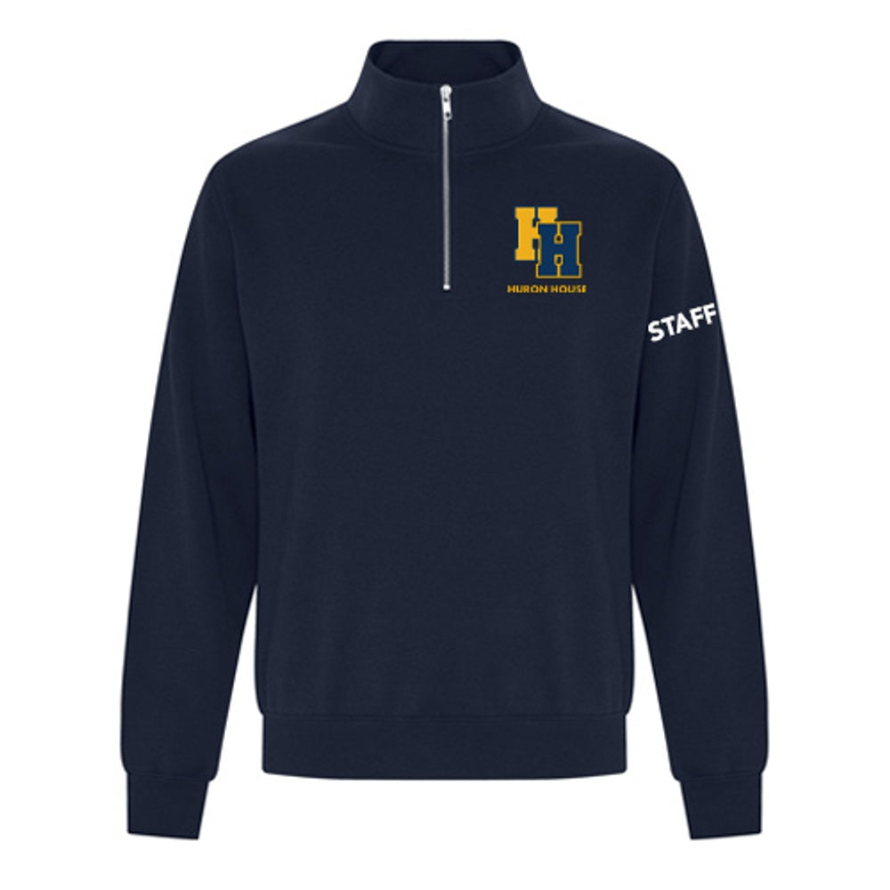Huron House Boys Home Adult Everyday Fleece 1/4 Zip Sweatshirt
