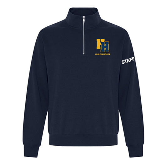 Huron House Boys Home Adult Everyday Fleece 1/4 Zip Sweatshirt