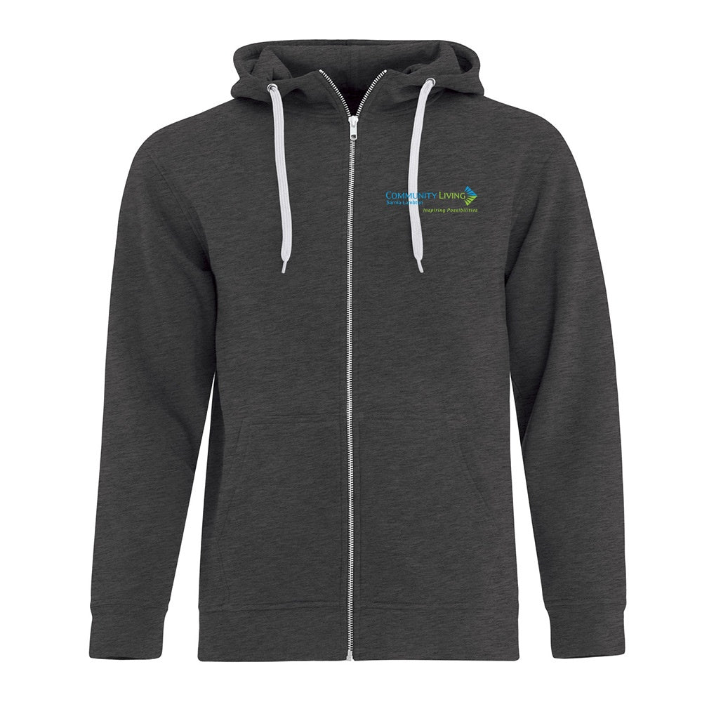 Community Living Sarnia-Lambton Adult Core Full Zip Hooded Sweatshirt