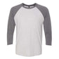 UNISEX NEXT LEVEL TRIBLEND 3/4 SLEEVE RAGLAN