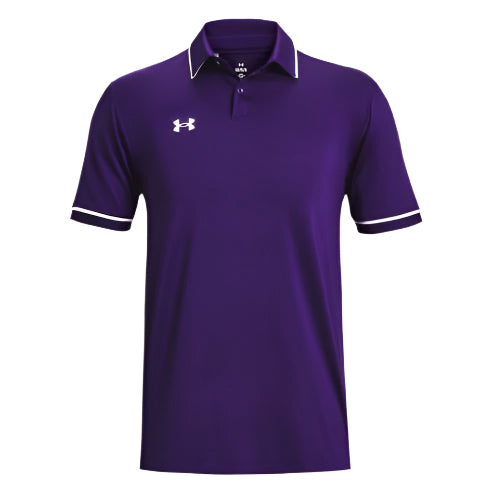 UNDER ARMOUR MENS TIPPED TEAMS PERFORMANCE POLO