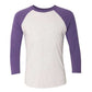 UNISEX NEXT LEVEL TRIBLEND 3/4 SLEEVE RAGLAN
