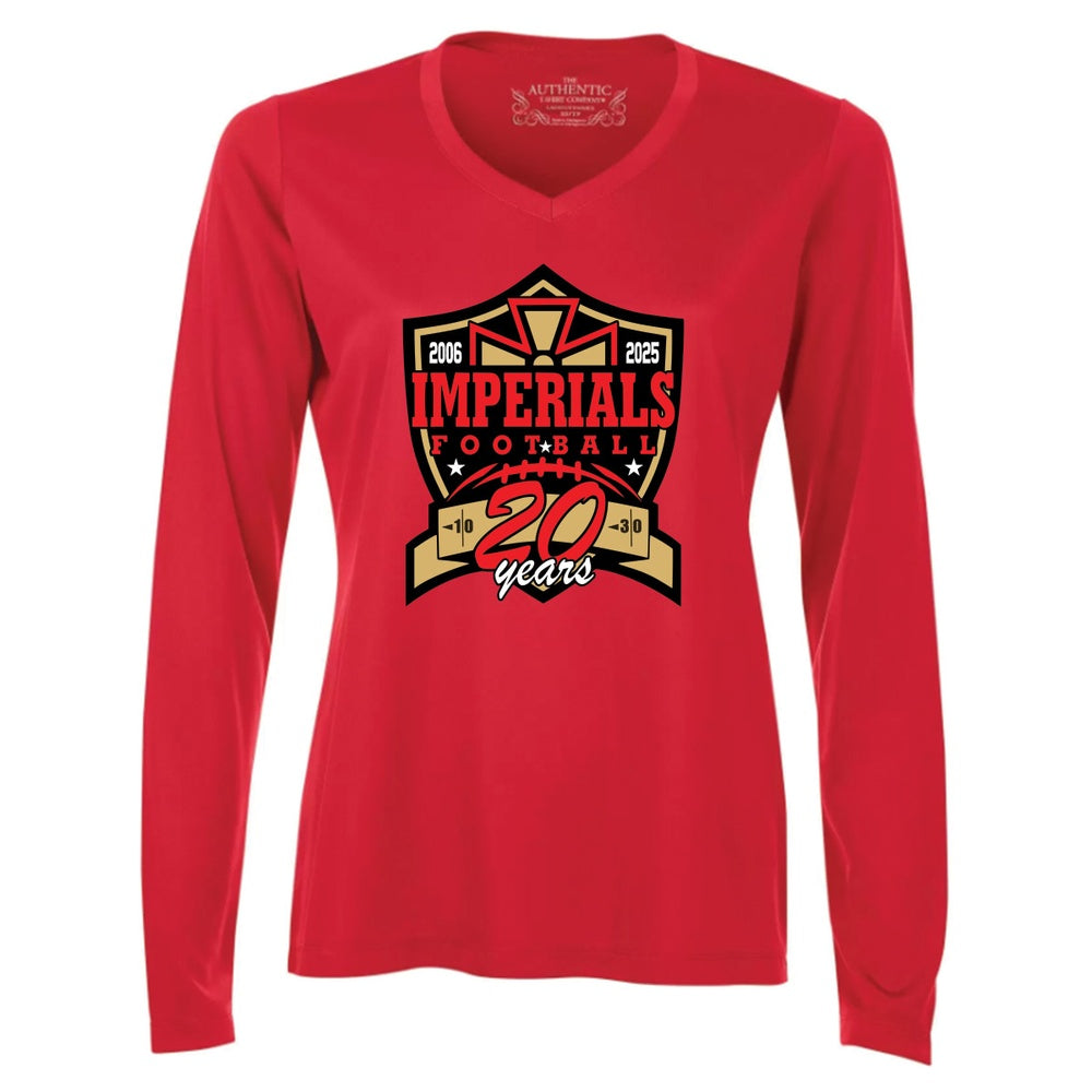 Sarnia Imperials Ladies' Pro Team Long Sleeve V-Neck T-Shirt