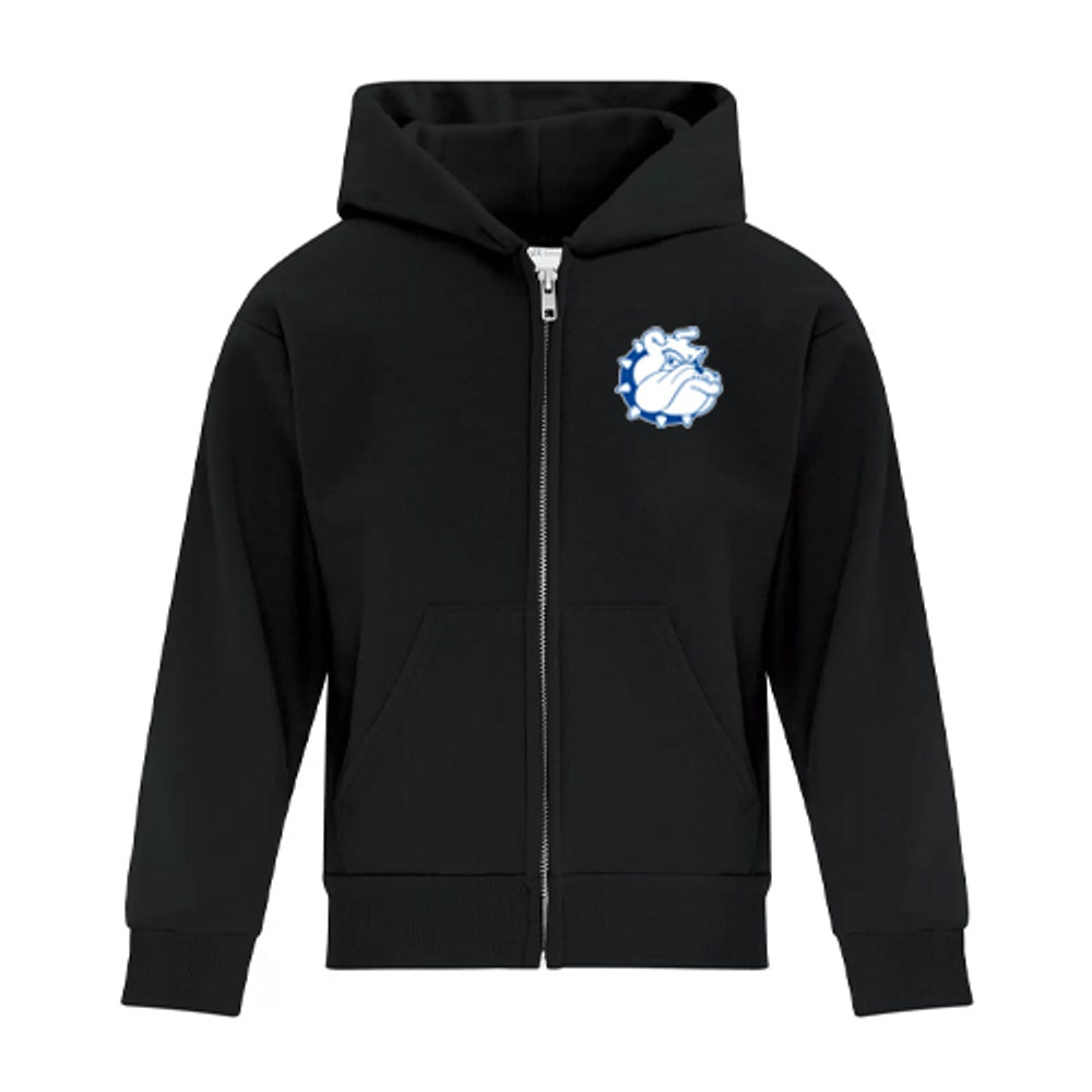 Brights Grove Youth Everyday Fleece Full Zip Hooded Sweatshirt
