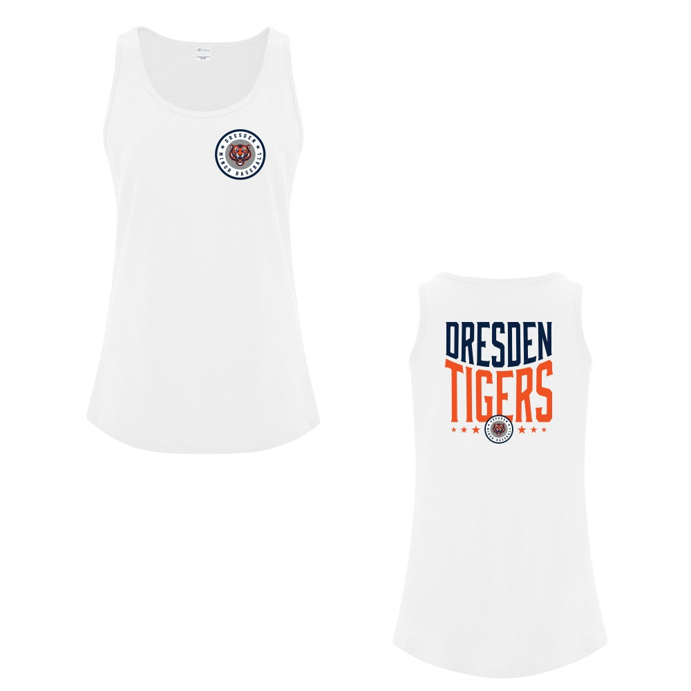Dresden Minor Baseball Ladies' Cotton Tank Top
