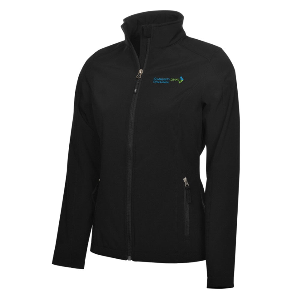 Community Living Sarnia-Lambton Ladies' Water Repellent Soft Shell Jacket