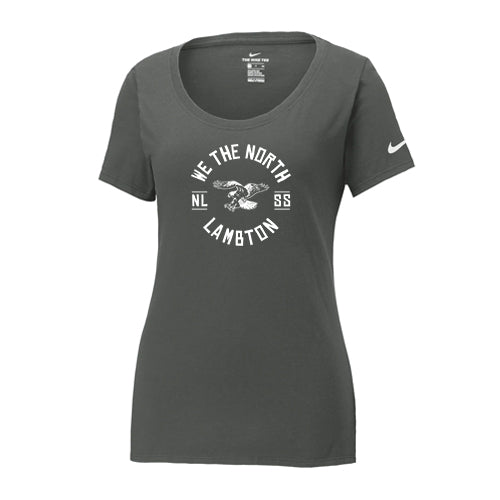 North Lambton Ladies' Nike Dri-FIT Cotton/Poly Scoop Neck Tee