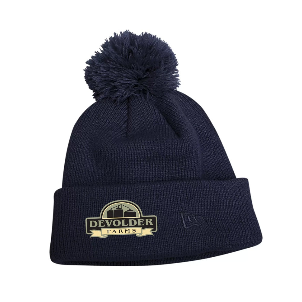 Devolder Farms New Era® Pom Pom Toque
