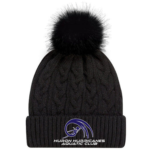 Huron Hurricanes Pom Pom Toque
