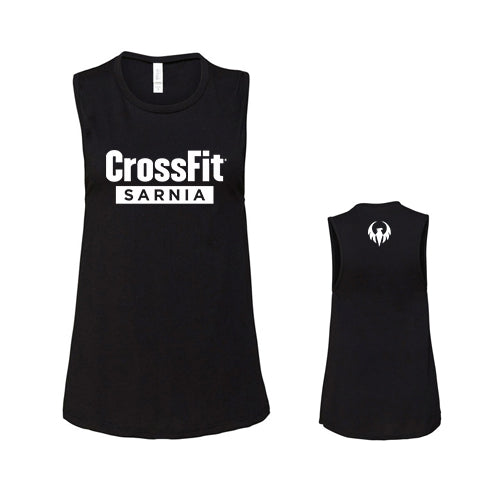 Phoenix Crossfit Ladies' Bella + Canvas Jersey Muscle Tank