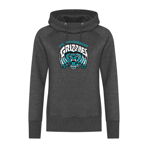 PE McGibbon Staff Ladies' EsActive Vintage Hooded Sweatshirt