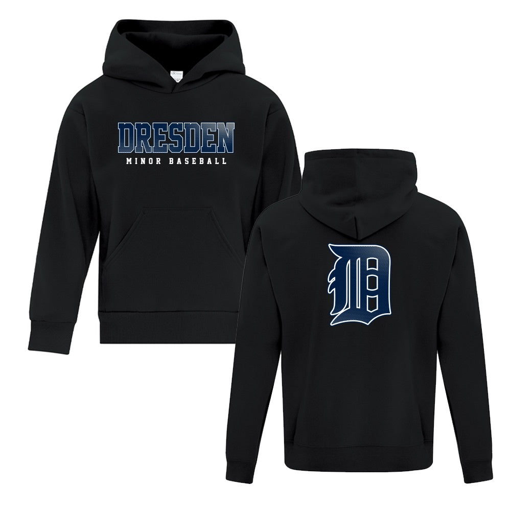 Dresden Minor Baseball Youth Fleece Hooded Sweatshirt