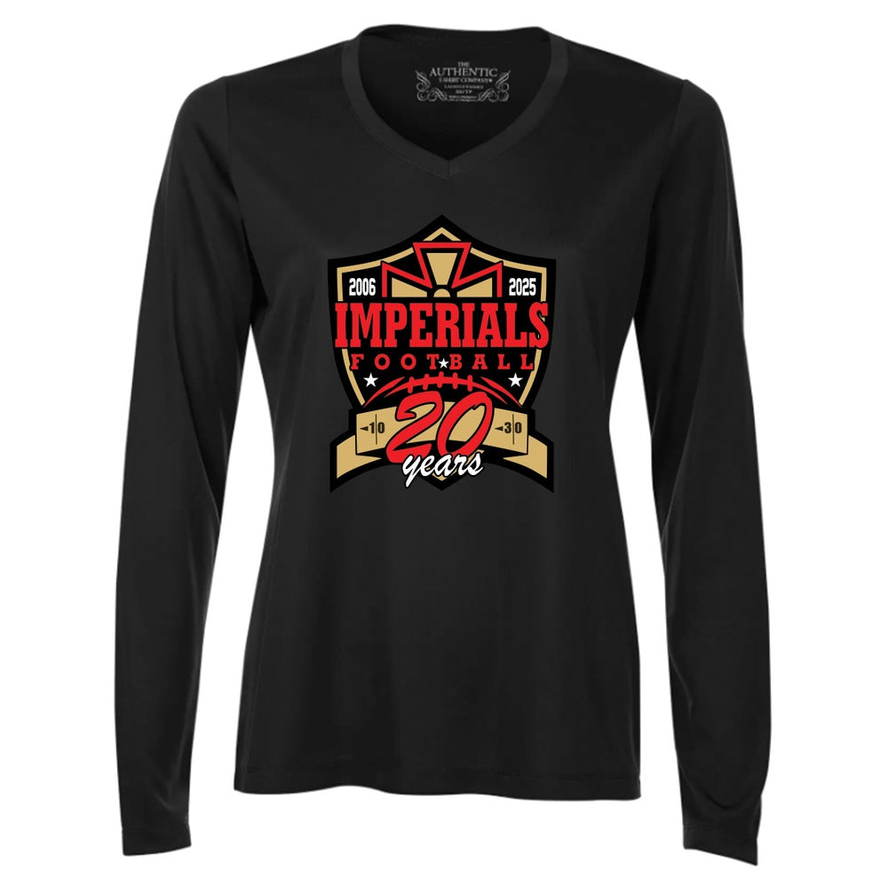 Sarnia Imperials Ladies' Pro Team Long Sleeve V-Neck T-Shirt