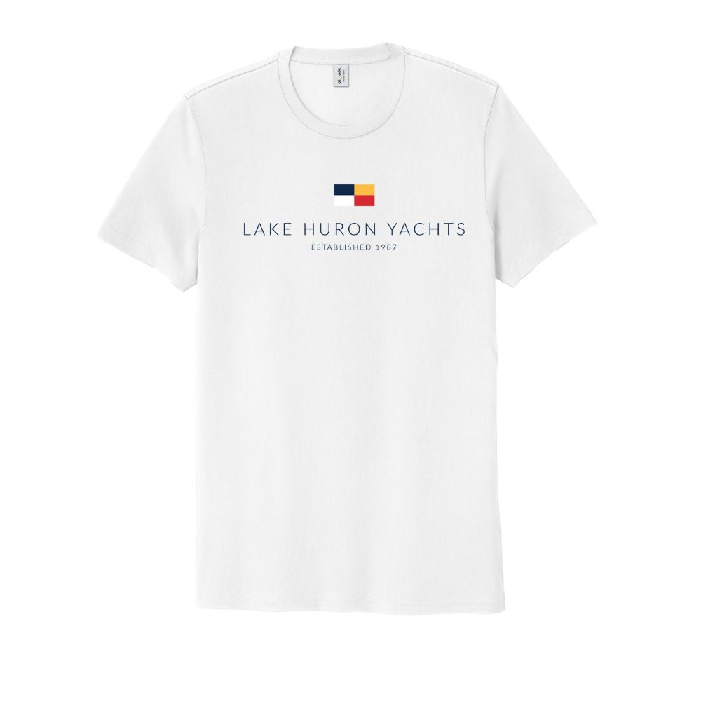 Lake Huron Yachts Adult Organic Cotton T-Shirt